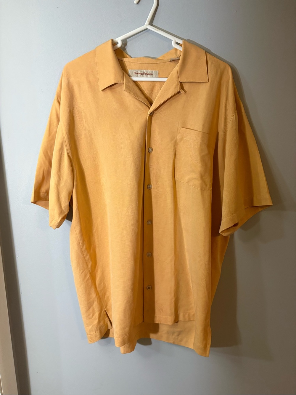 Tommy Bahama Short-Sleeve Button-Down Shirt in Mustard